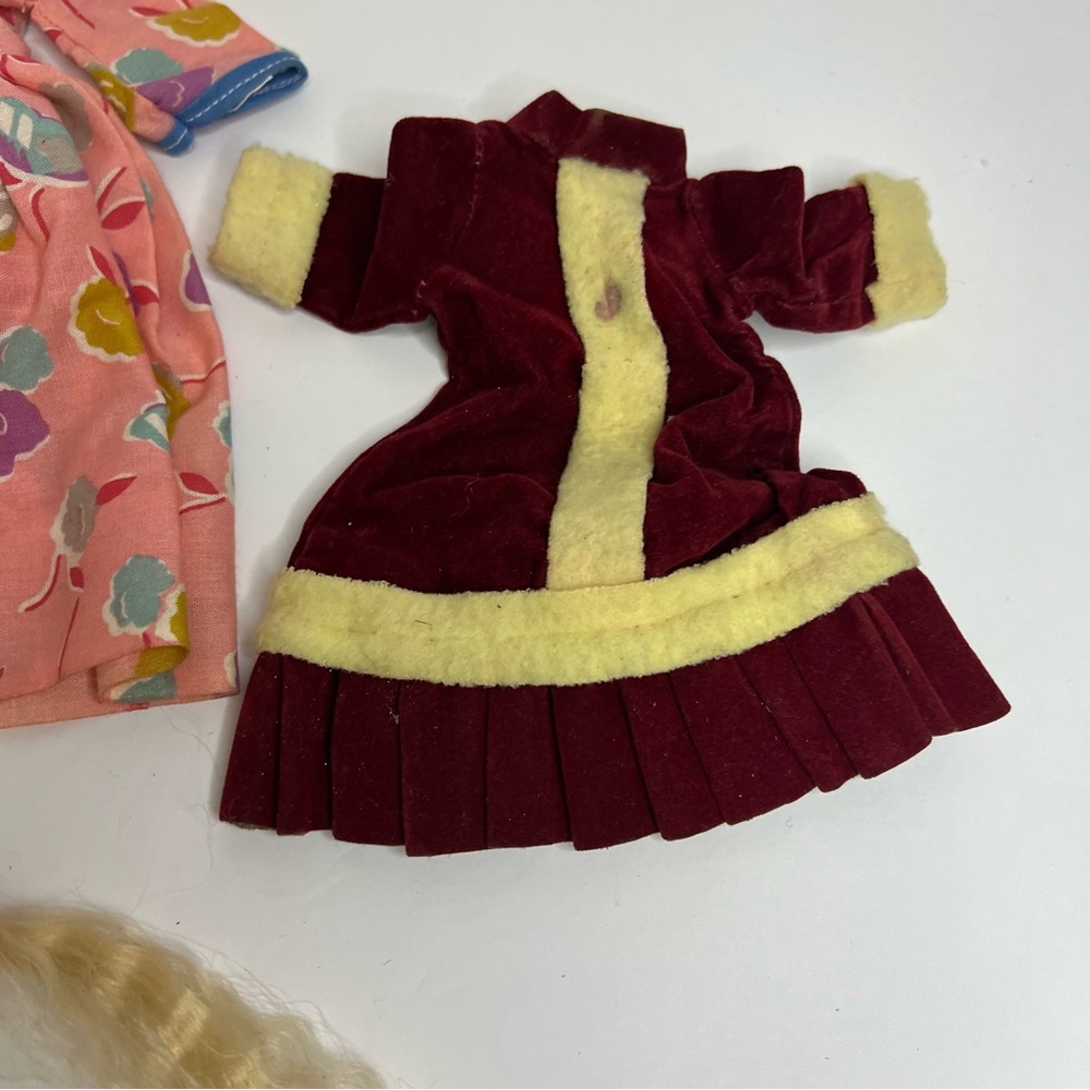 Vintage Barbie Lot Blonde Doll Best Buy Rainbow Halter Dress Hair Extension - Picture 7 of 16